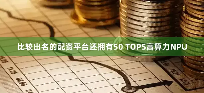 比较出名的配资平台还拥有50 TOPS高算力NPU